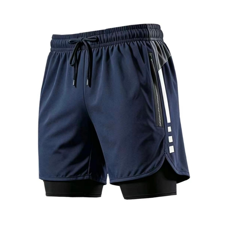 New Running Shorts 2in1 Spost Training Gym Shorts For Men Casual Shorts ...