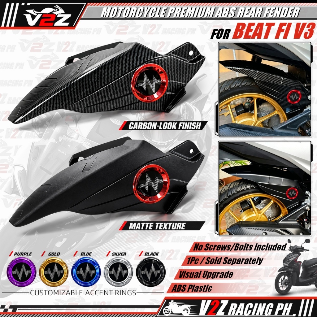 Honda Beat FI V3 Rear Mud Guard Tire Hugger Protection Durable ...