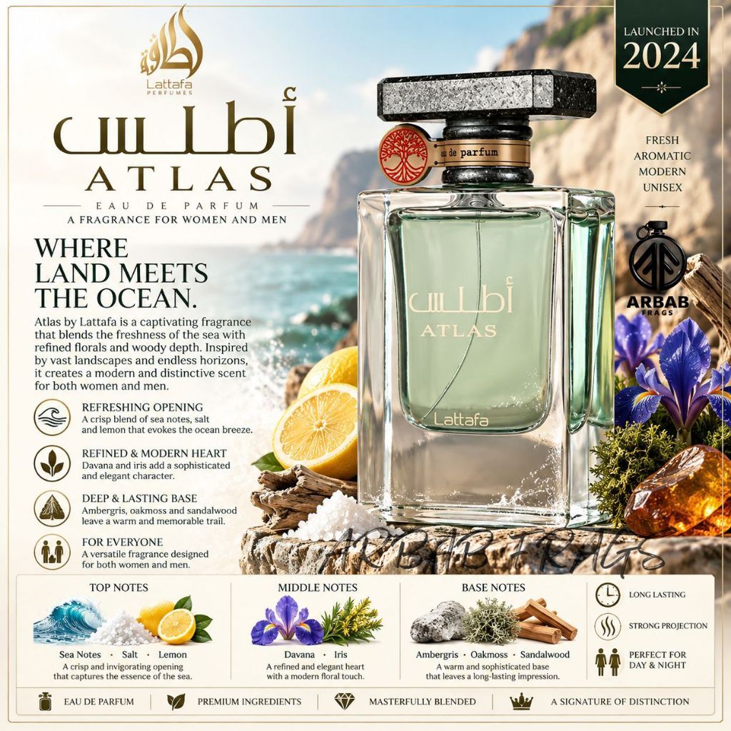 Atlas By LTF 55ML ( OP M3gamare )| ARBAB FRAGS | Shopee Philippines