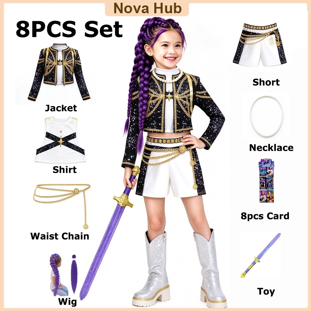 K-Pop Rumi Costume for Kids Girl Demon Hunters Cosplay | Shopee Philippines