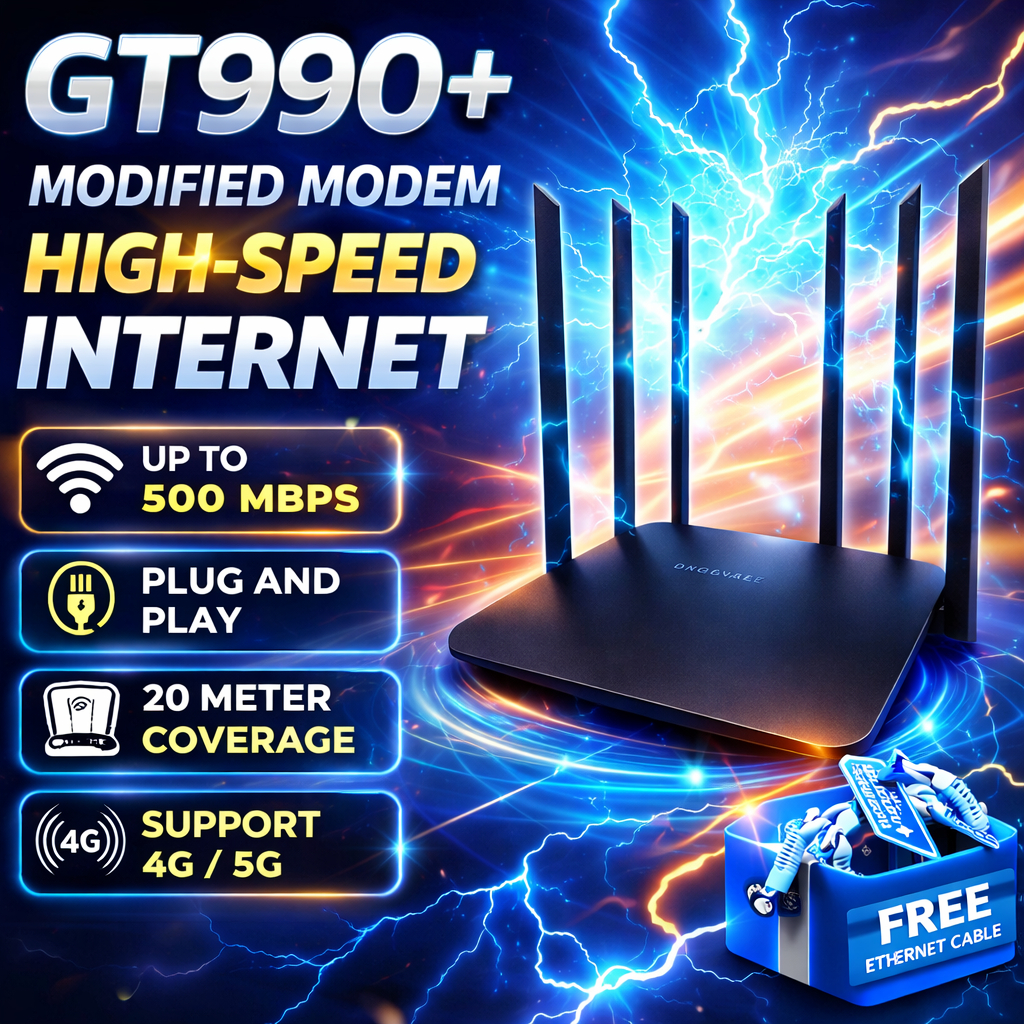 5 Years Warranty Modified WIFI Modem Turbo GT990 Router Modified ...