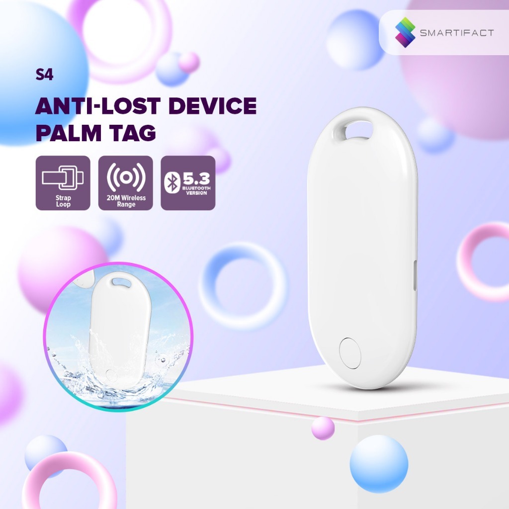 Smartifact S4 Smart Air Tag Anti-Lost Device Tracker Alam Tracker Mini ...