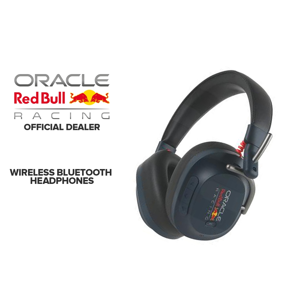 Oracle Red Bull Racing Wireless Bluetooth Headphones Navy Premium Sound ...