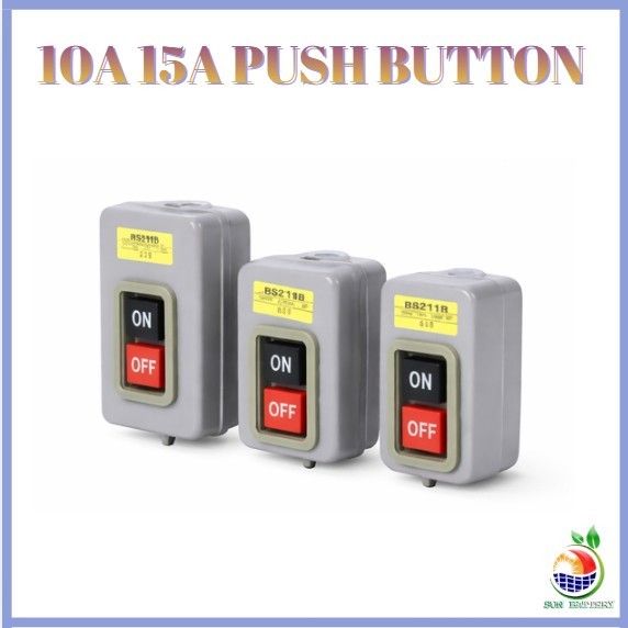 POWER PUSH BUTTON SWITCH 10A 15A | Shopee Philippines
