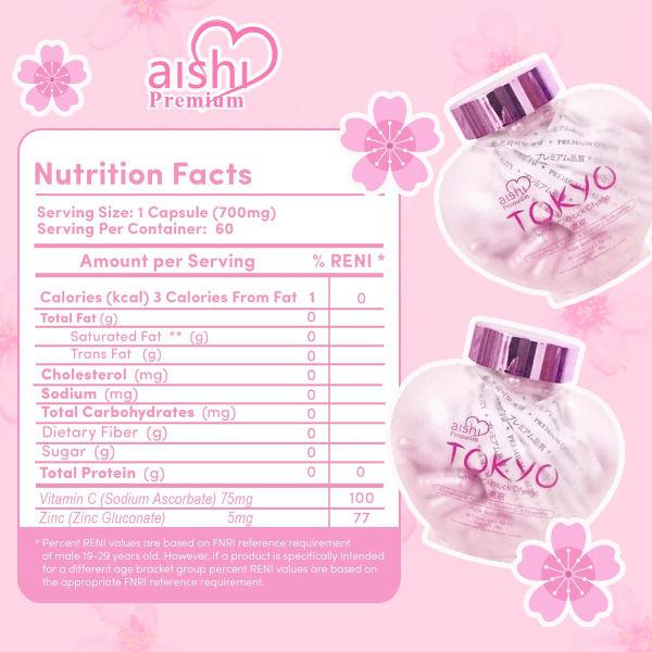 FDA APPROVED] Aishi Tokyo White C-Block (Premium 42,000mg Japan Glutathione)  | Shopee Philippines