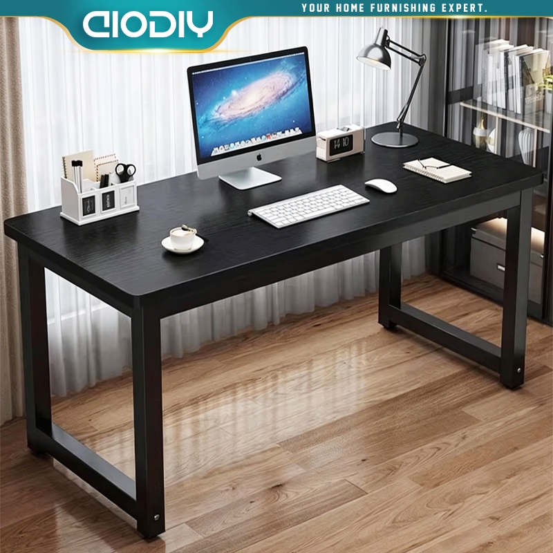 AIODIY Simple Computer Desk Home Study Writing Table Rectangular Office ...
