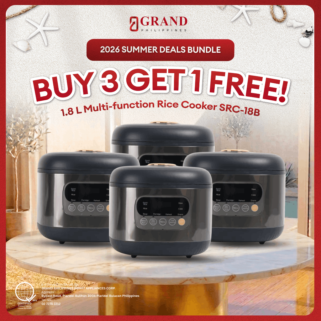 GRAND 2026 Midyear Bundle Rice Cooker : Buy 3, Get 1 FREE (4pcs ...