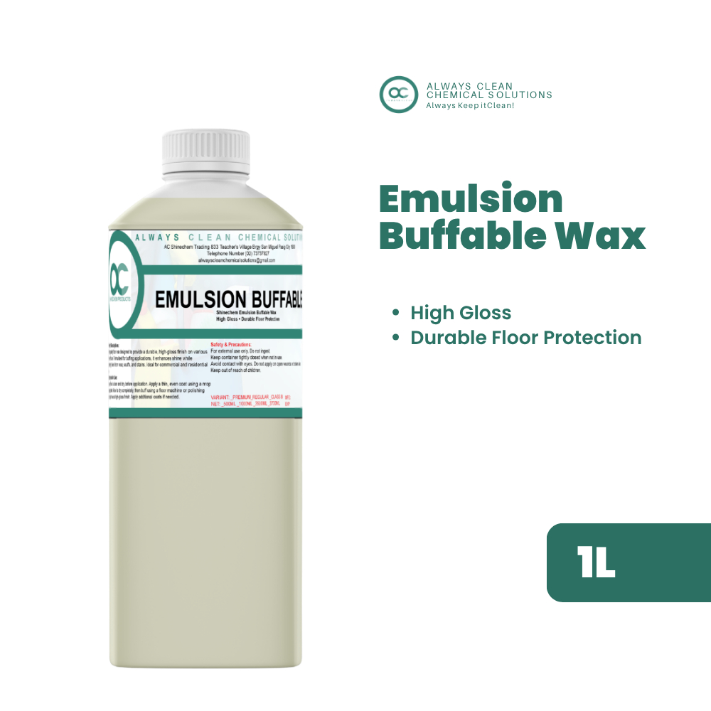 EMULSION BUFFABLE WAX 1 LITER | Shopee Philippines