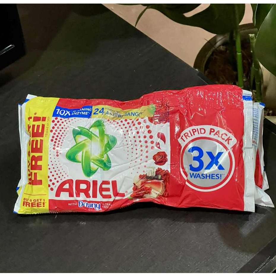 Ariel Powder TWIN/TRIPID Pack Sachet packed by 6/6+1 | Shopee Philippines