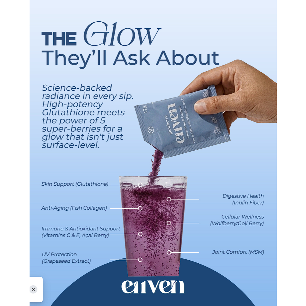 E11ven Glowberry Juice with Collagen , Glutathione and Vitamin C& E