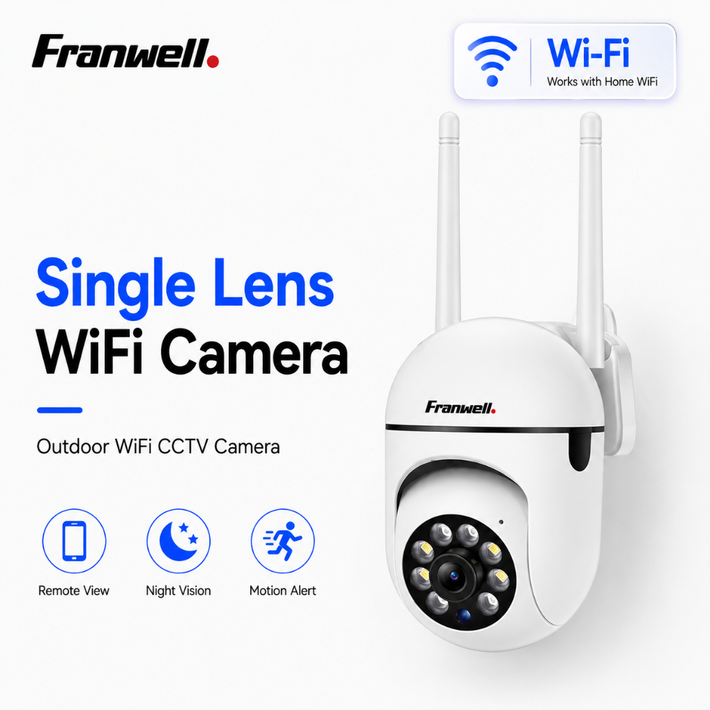 Outdoor WiFi CCTV Camera Security Wireless Auto Tracking Night Vision ...