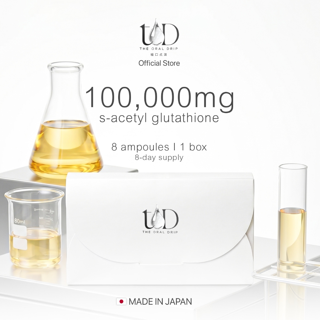 1 BOX + FREE UV UMBRELLA] The Oral Drip Japanese S-Acetyl Glutathione |  Shopee Philippines