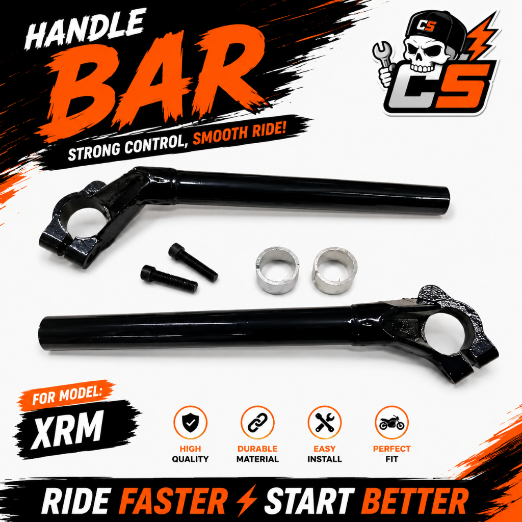 CS Motorcycle Black Handle Bar for Honda Xrm / Raider150 (Raider Type ...