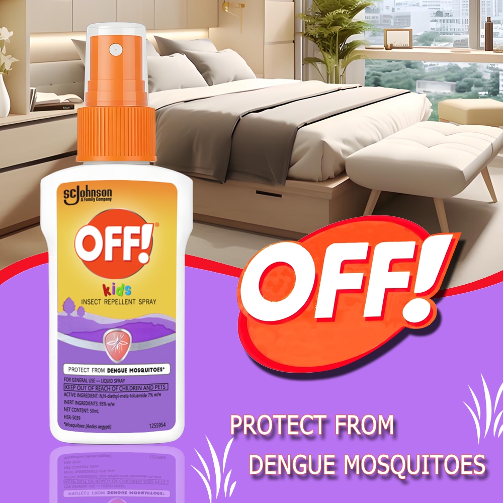 OFF Kids Insect Repellent Spray 50ml Effectively repels multiple flying ...
