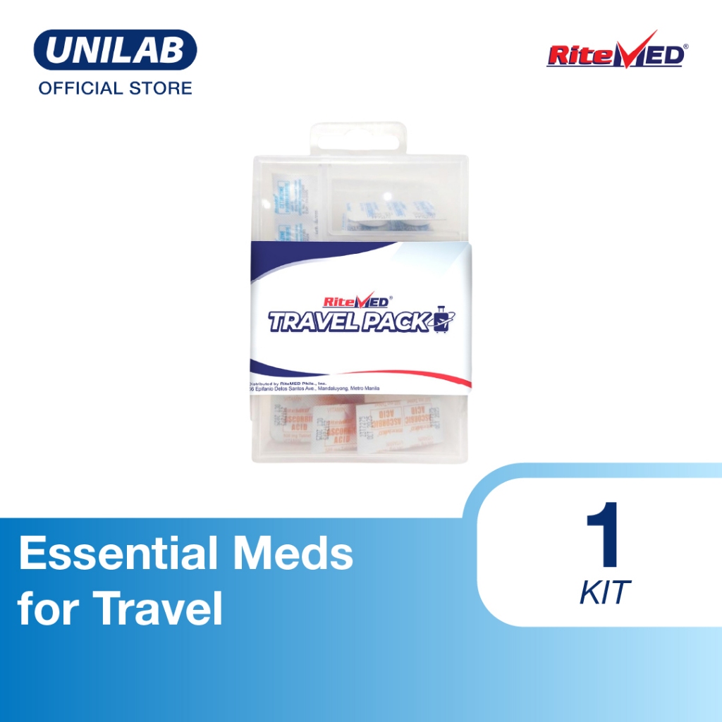 RiteMED Travel Pack[Ambroxol 30mg+Ascorbic Acid+Cetirizine+Mefenamic ...