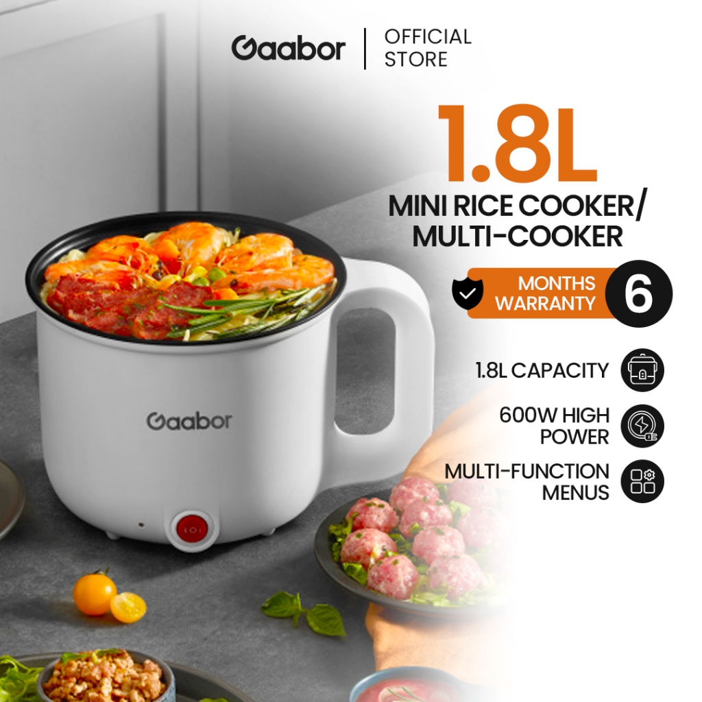Gaabor Mini Rice Cooker 600W Rinse Stewing And Cooking Integrated ...