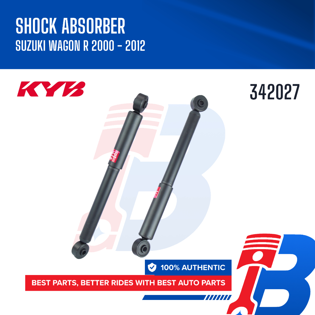 KYB (2pcs) Excel-G Shock Absorber Left and Right for Suzuki Wagon R ...