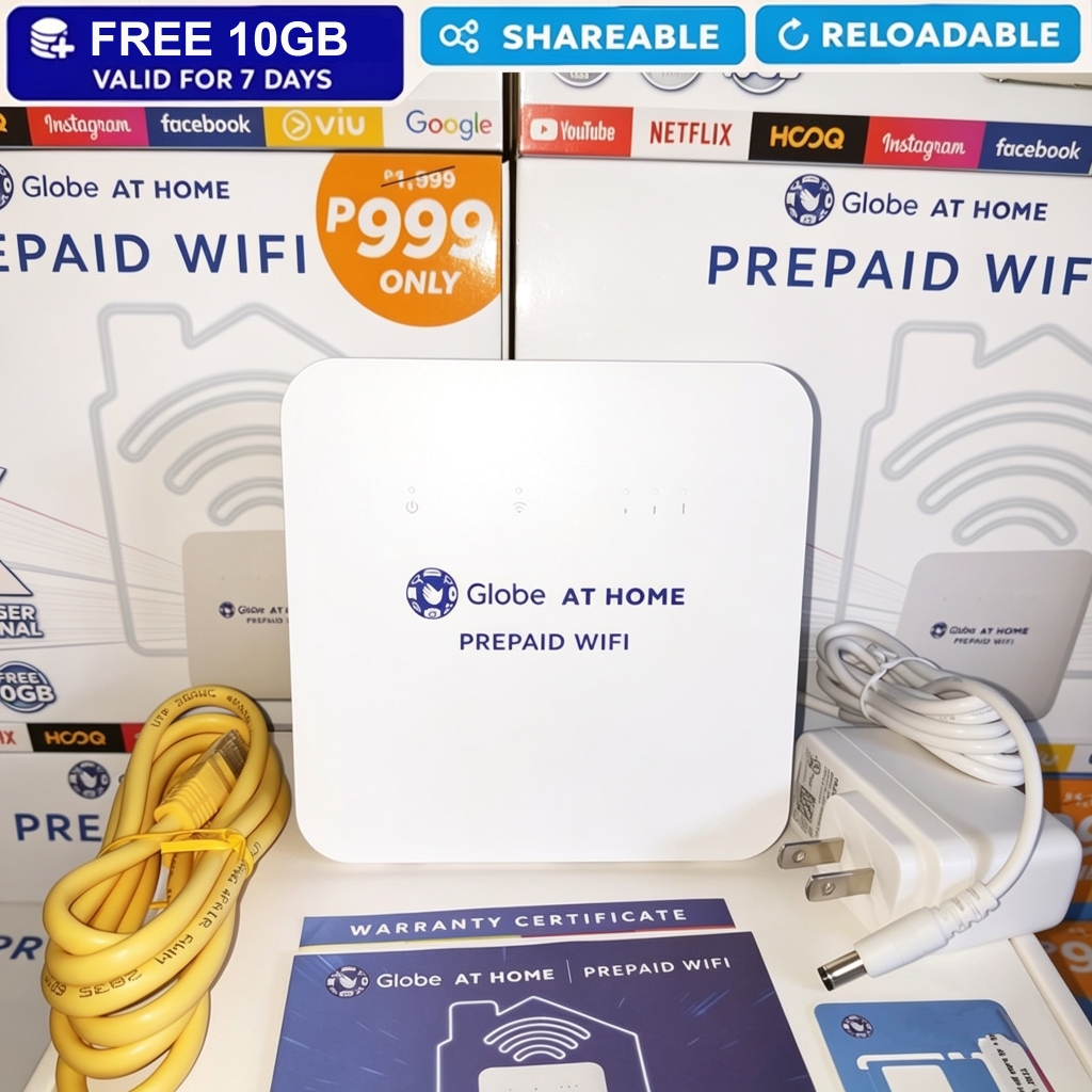 HUAWEI GLOBE AT HOME PREPAID WIFI ROUTER compatible w/ GLOBE TM GOMO ...