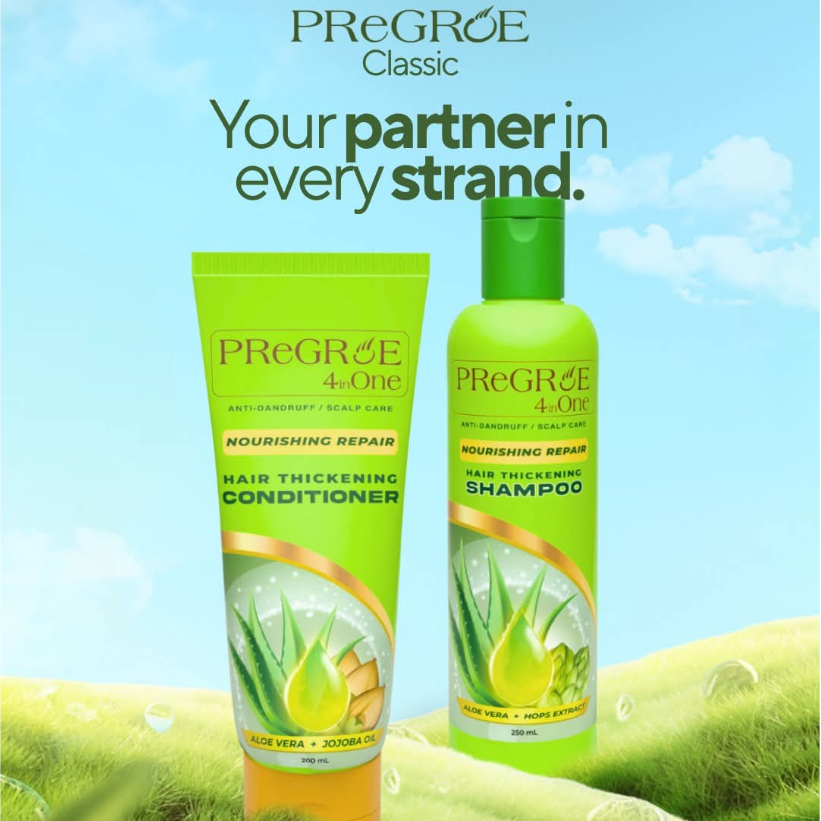 Pregroe Duo Nourishing Repair Shampoo 250mL + Conditioner 200mL ...