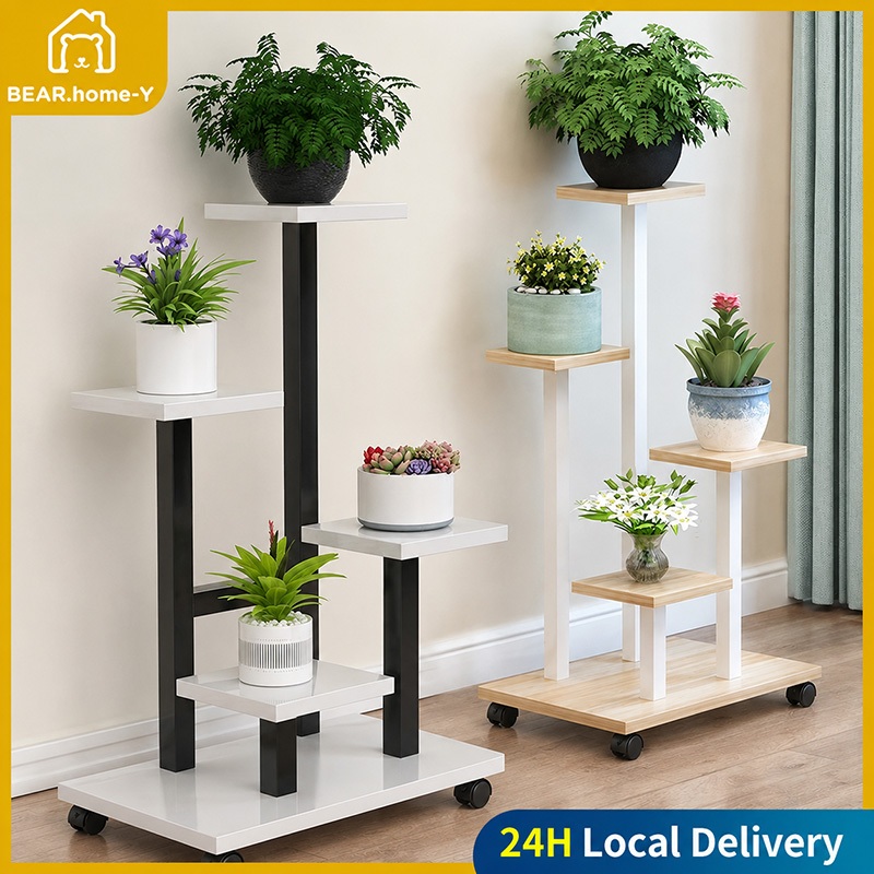 Multi Layered Flower Rack Simple Flower Rack Indoor and Outdoor Flower ...
