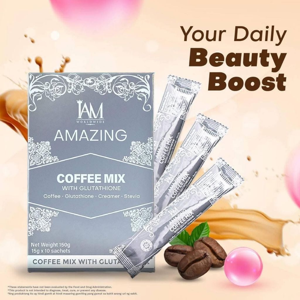 I Am Worldwide Amazing Coffee Mix with Glutathione