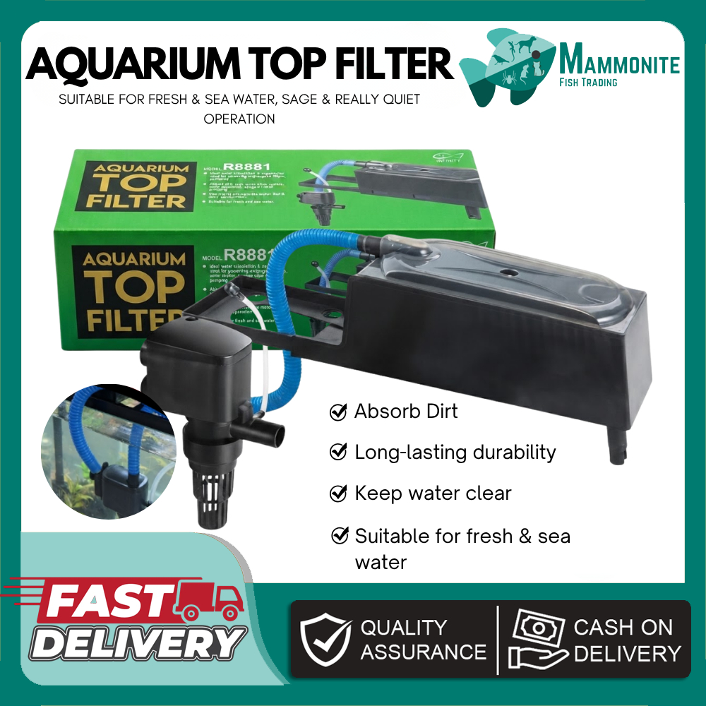 Infinity Aquarium Top Overhead Filter 10 Watts R8881-R8884 Pump Cycle ...