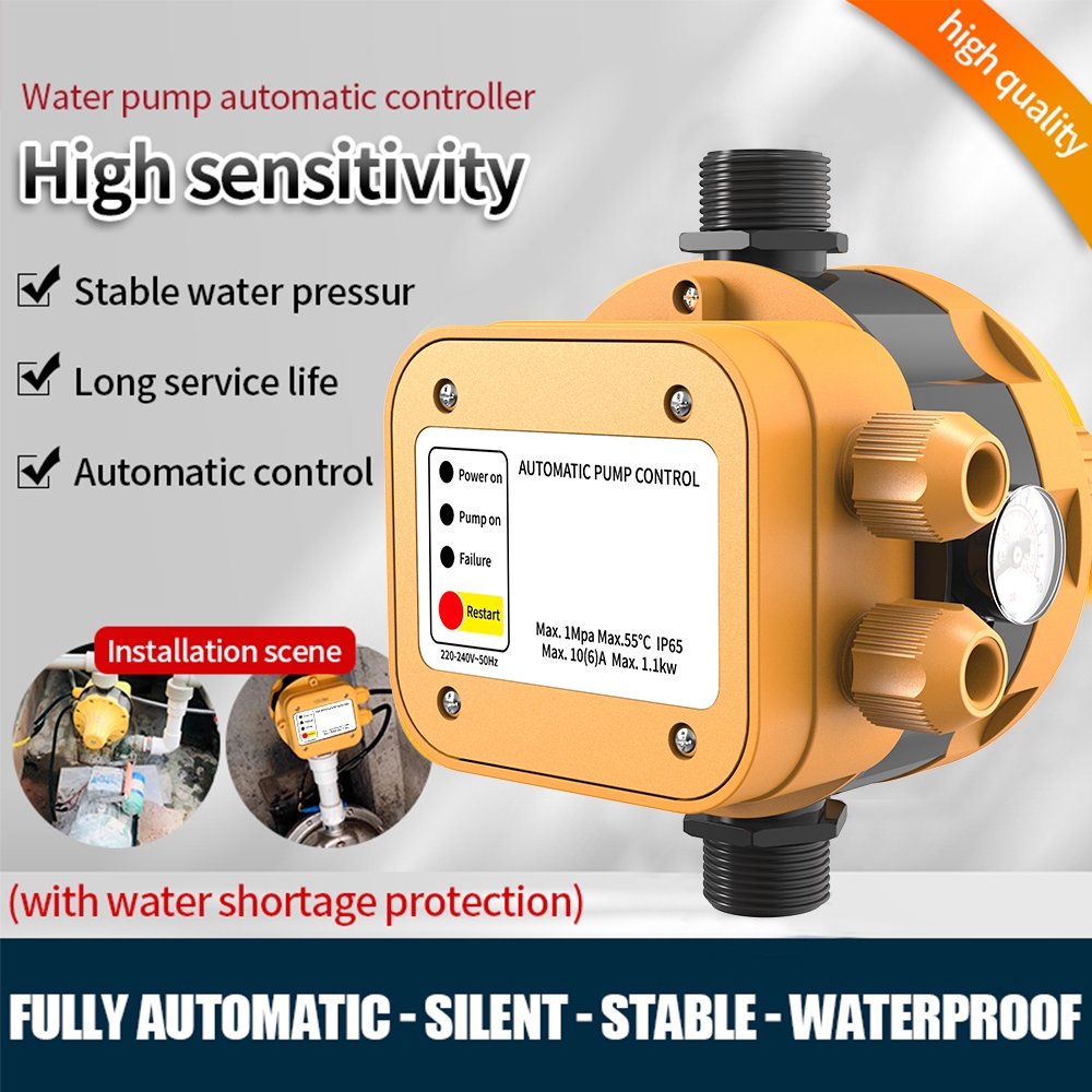 1100W Automatic Pump Control Switch Water Booster & Self-Priming Jet ...