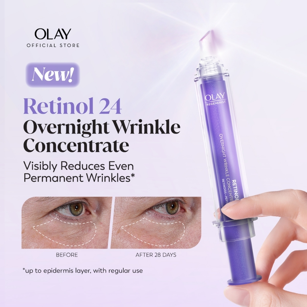 [NEW] Olay Retinol 24 Wrinkle Pen Overnight Wrinkle Concentrate Serum ...