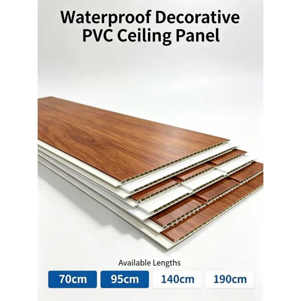 95cm PVC Panel Ceiling 3IN 1 & Wall/PVC Panel Bedroom/Living Room ...