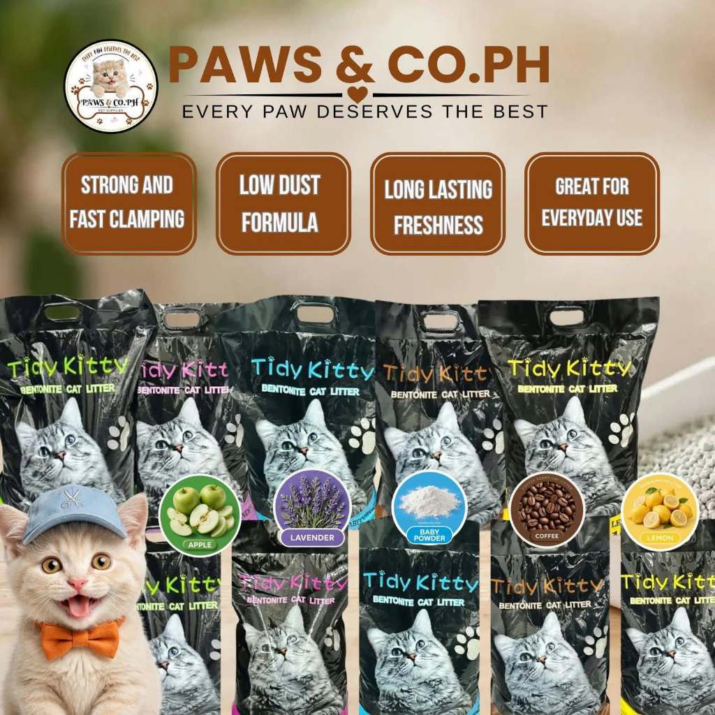 Tidy Kitty Bentonite Cat Litter I Cat Litter Sand | Shopee Philippines