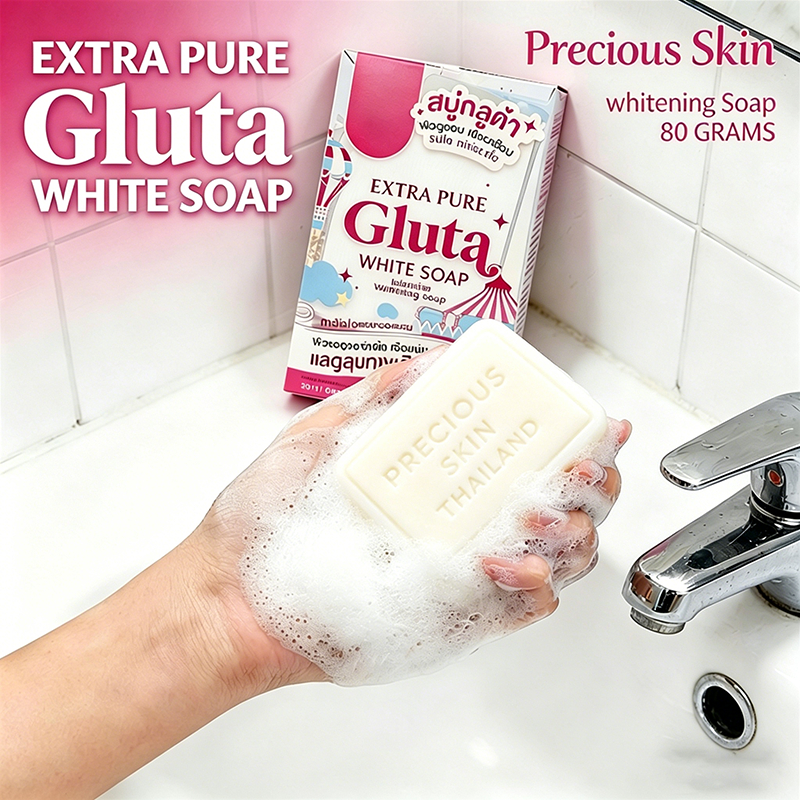 EXTRA PURE GLUTA WHITE SOAP Precious Skin