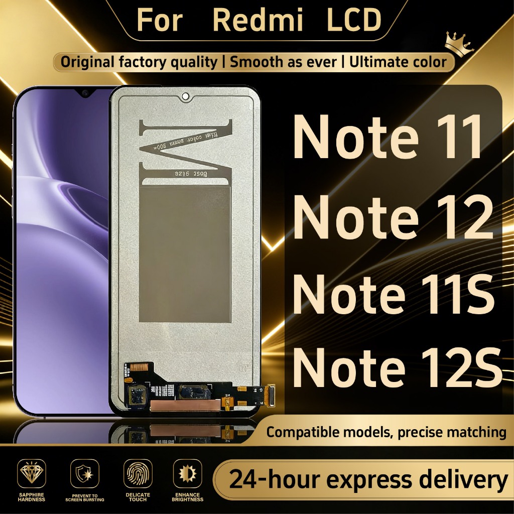Original LCD For Rdemi NOTE 11/NOTE 12/NOTE 11S/NOTE 12S Display Touch ...