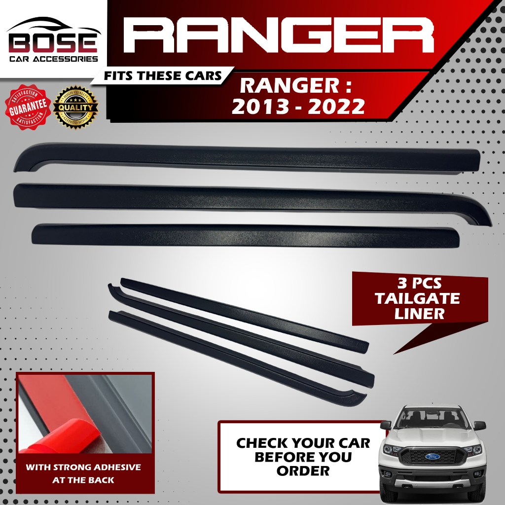 Bodykit Tailgate Protector Liner Ford Ranger 2013 - 2022 Body Kit Tail ...