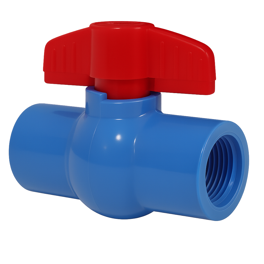 PVC BALL VALVE THREADED BLUE | Shopee Philippines