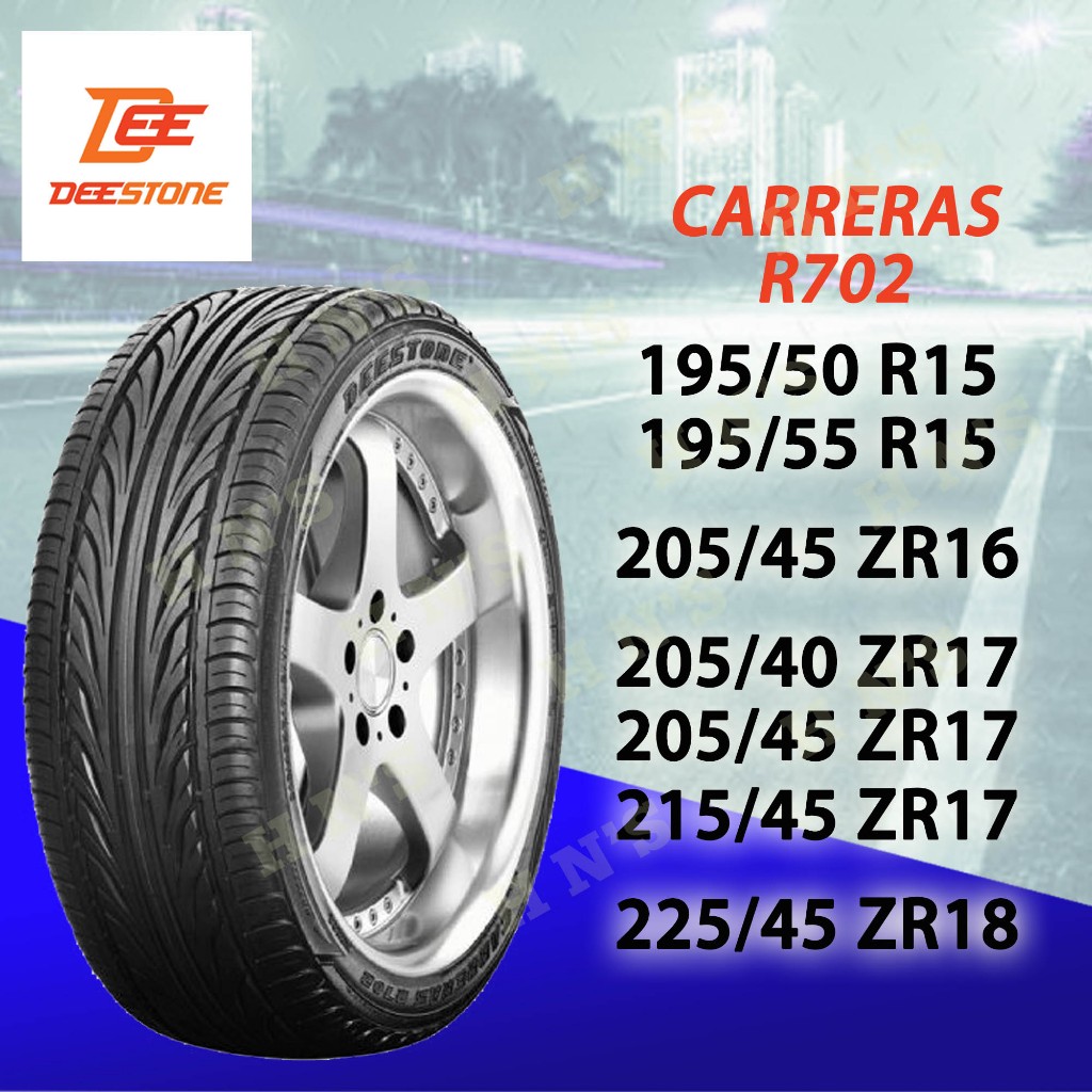 DEESTONE Carreras R702 Tires R 195/50 R15, 195/55 R15, 205/45Z R16 205 ...