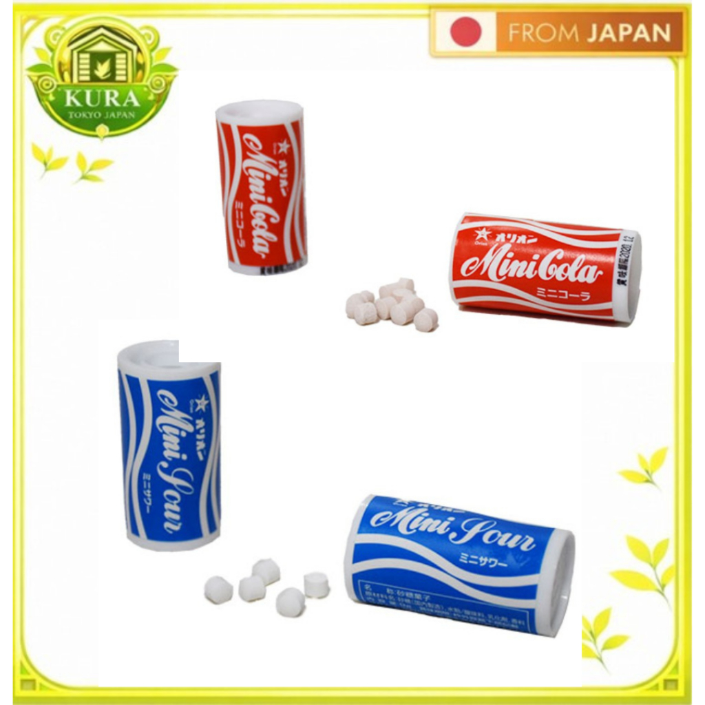 Direct From Japan Orion Mini Cola & Mini Sour Candy 8g | Japanese ...