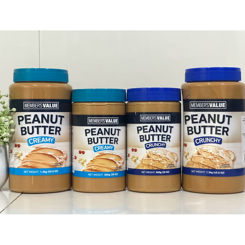 MEMBER’S VALUE PEANUT BUTTER CRUNCHY / CREAMY | Shopee Philippines