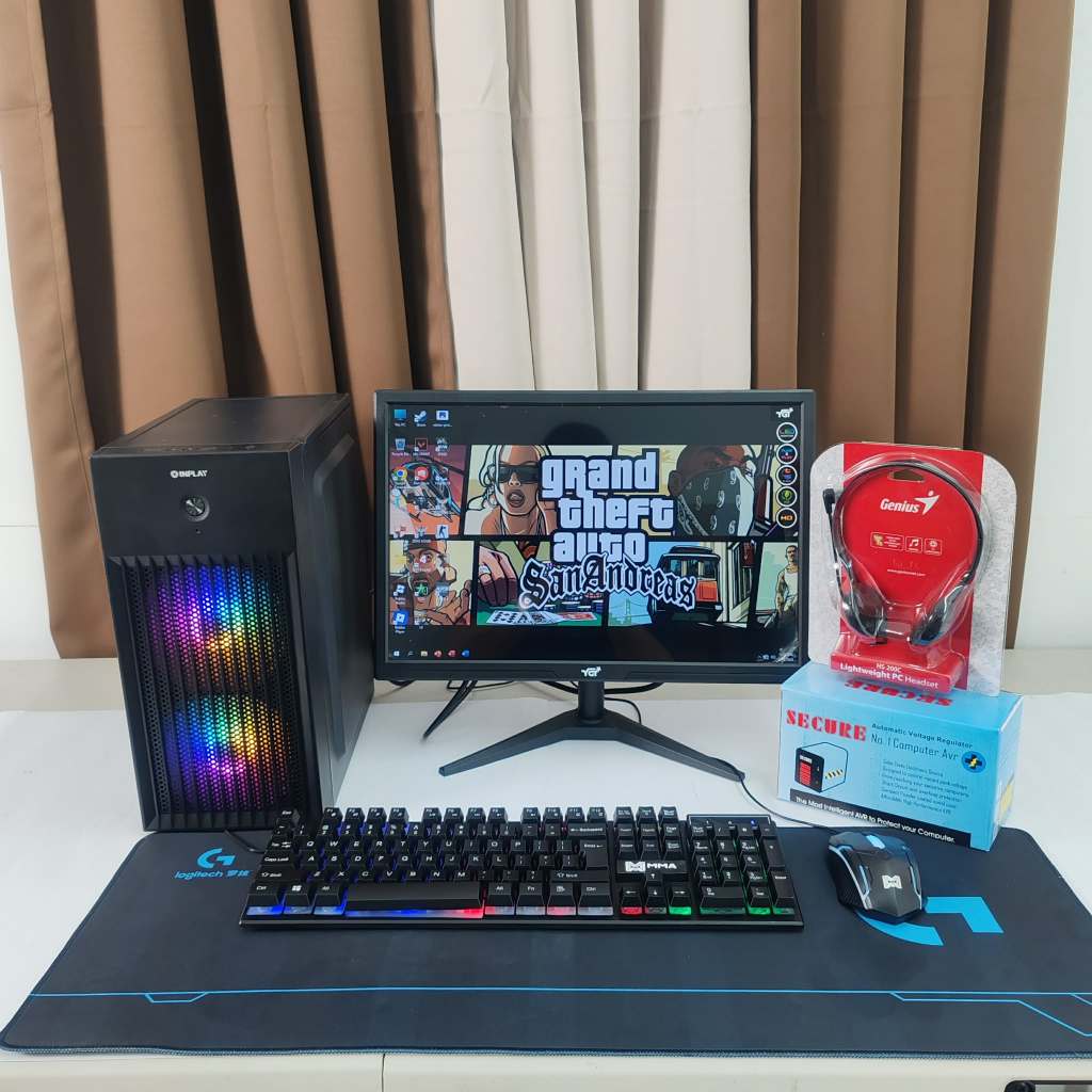 BRANDNEW Computer Set CPU- Standard Casing-AMD Ryzen 7 5700G-8gb DDR4 ...
