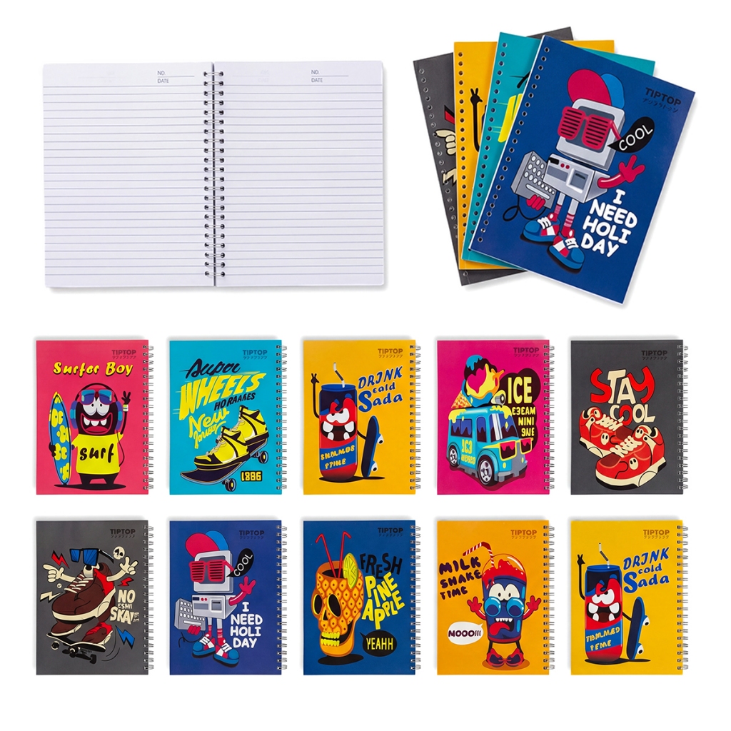 Grade 5 Notebook 80–100 Leaves, Sturdy Covers | Shopee