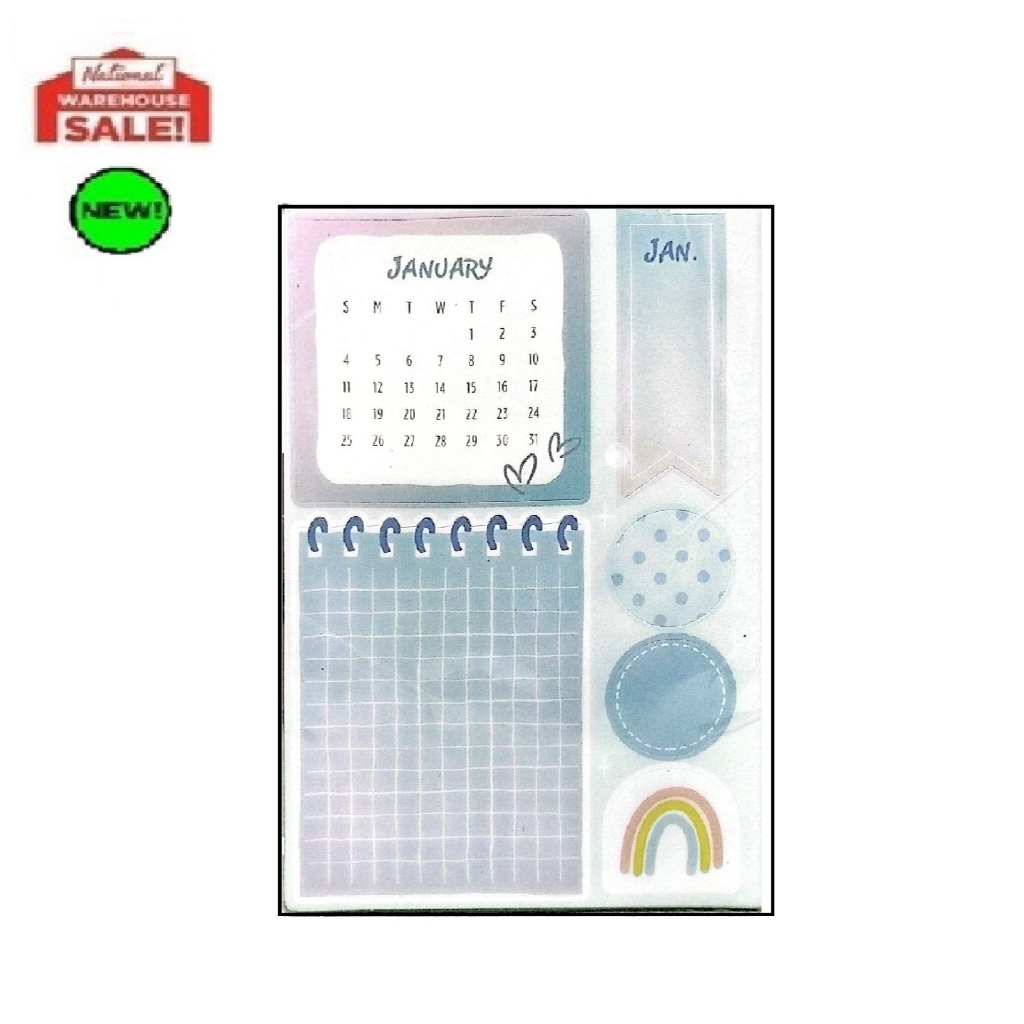 BEST BUY 2026 CALENDAR STICKER PACK 12x8CM 12 SHEETS | Shopee Philippines