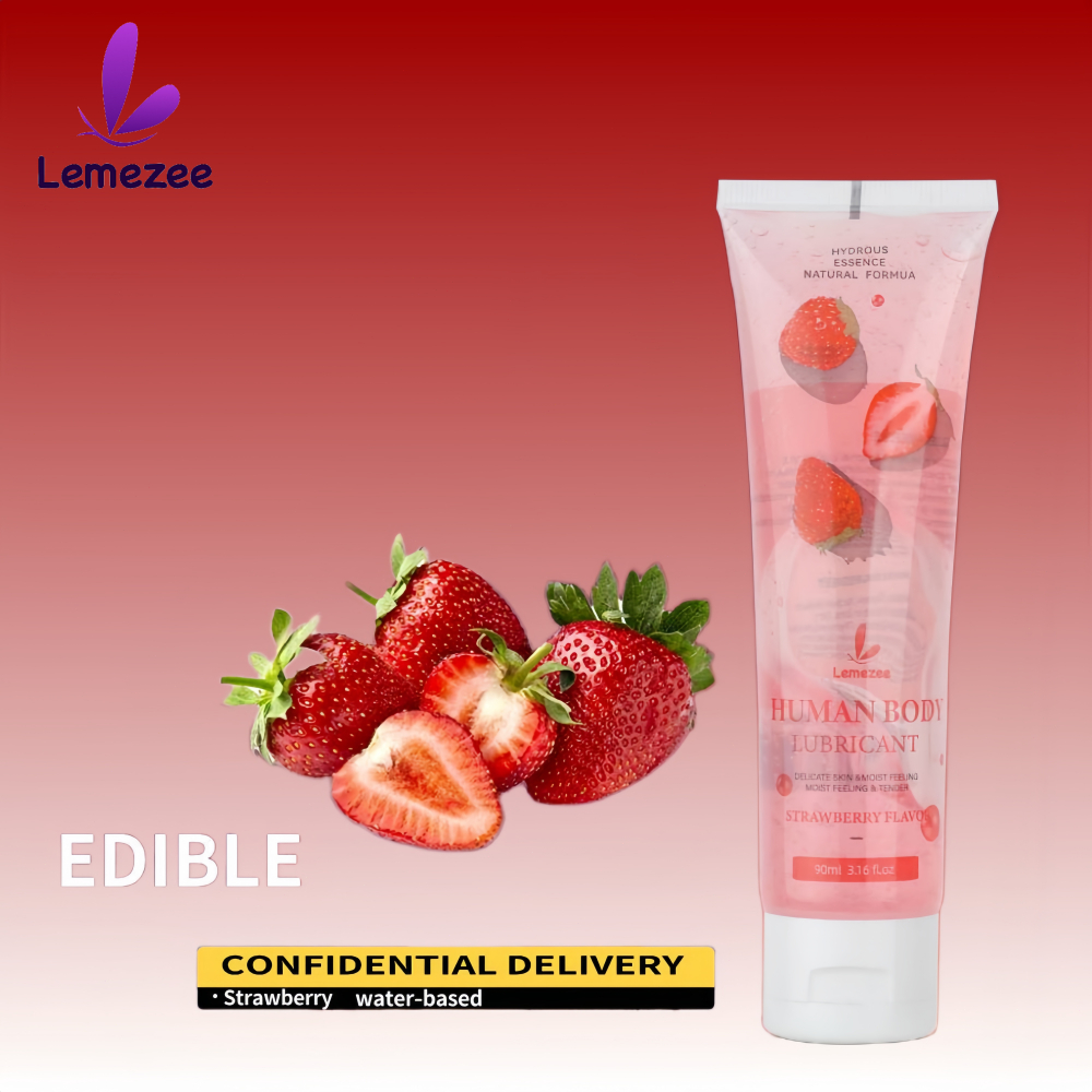 LEMEZEE 90ml Lubricant Water Gel Strawberry flavor safe to eat | Shopee  Philippines