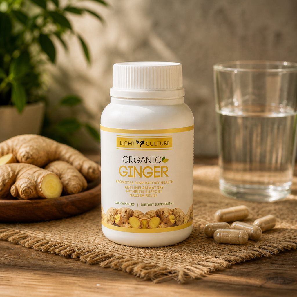 Ginger 100 Capsules (500mg) Digestive & Anti-Nausea Support | Shopee ...