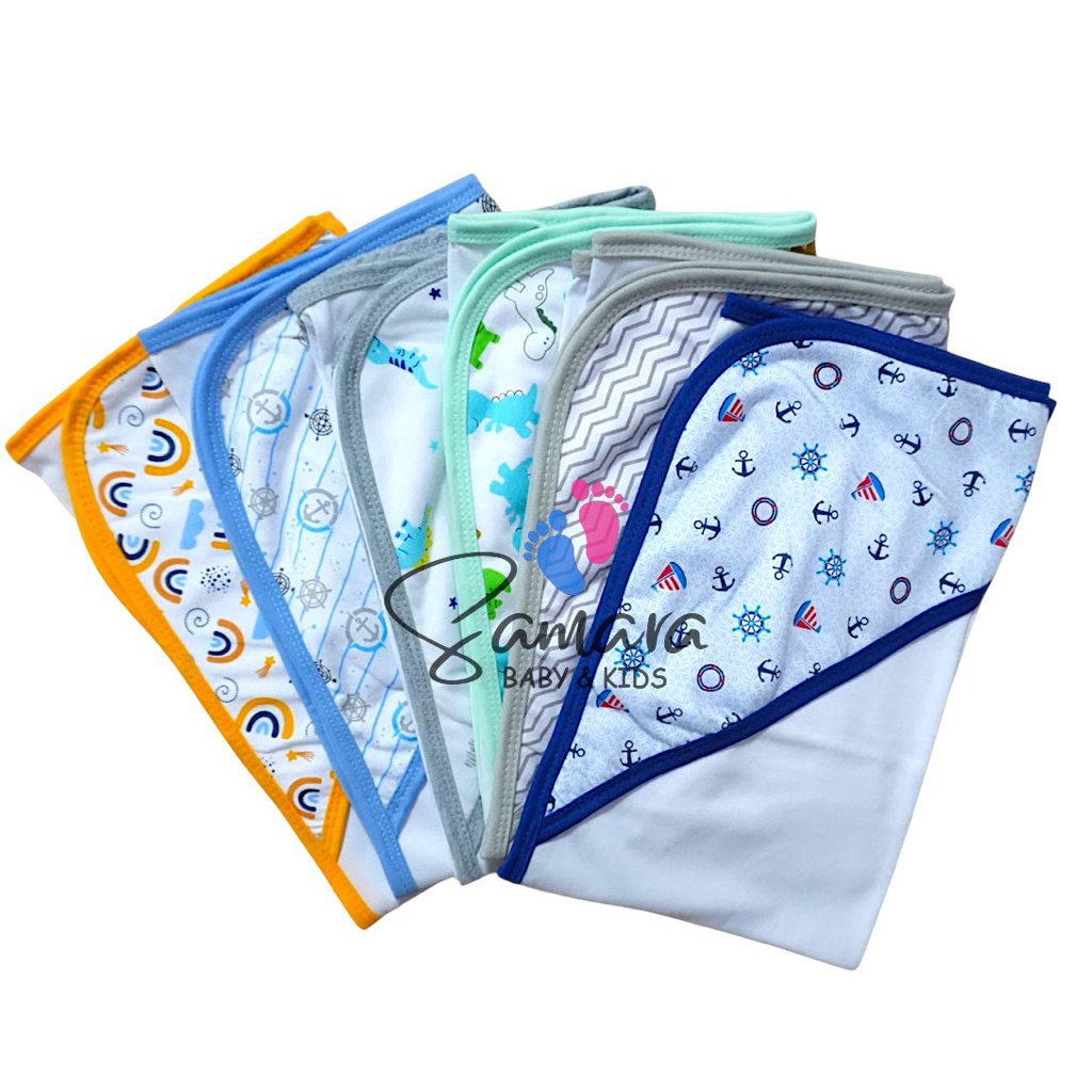 Samara Baby Hooded Blanket | Soft Cotton Swaddle for Newborn | Cute ...
