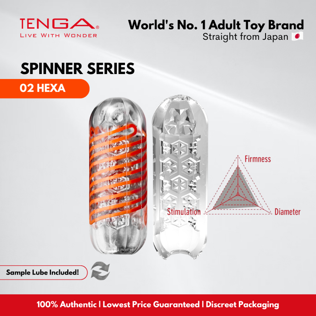 TENGA SPINNER Series [Reusable Male Masturbator, Sex Toy for Men]