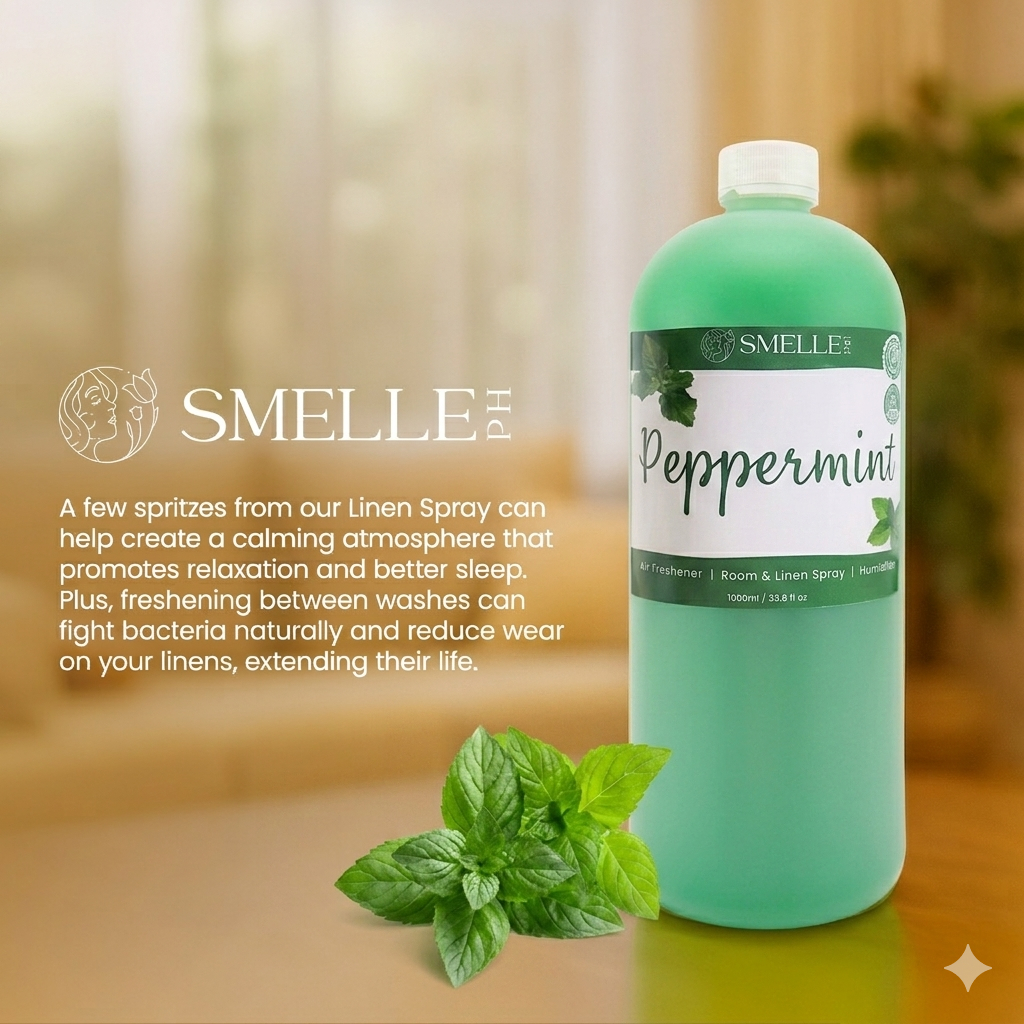 Peppermint Humidifier/Diffuser Scent, Water-Based Linen Spray, Air ...