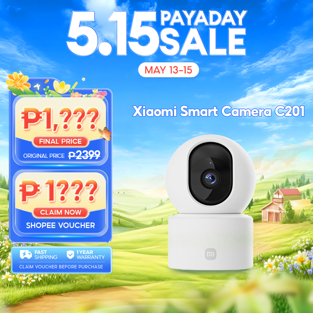 Xiaomi Mi Smart Camera C201 360° Security Camera 1080P HD IR Night ...