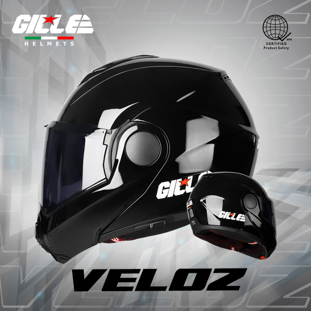Gille ILM-Z501 Vertix Plain 180° Reverse Modular | Flip Up Dual Visor ...