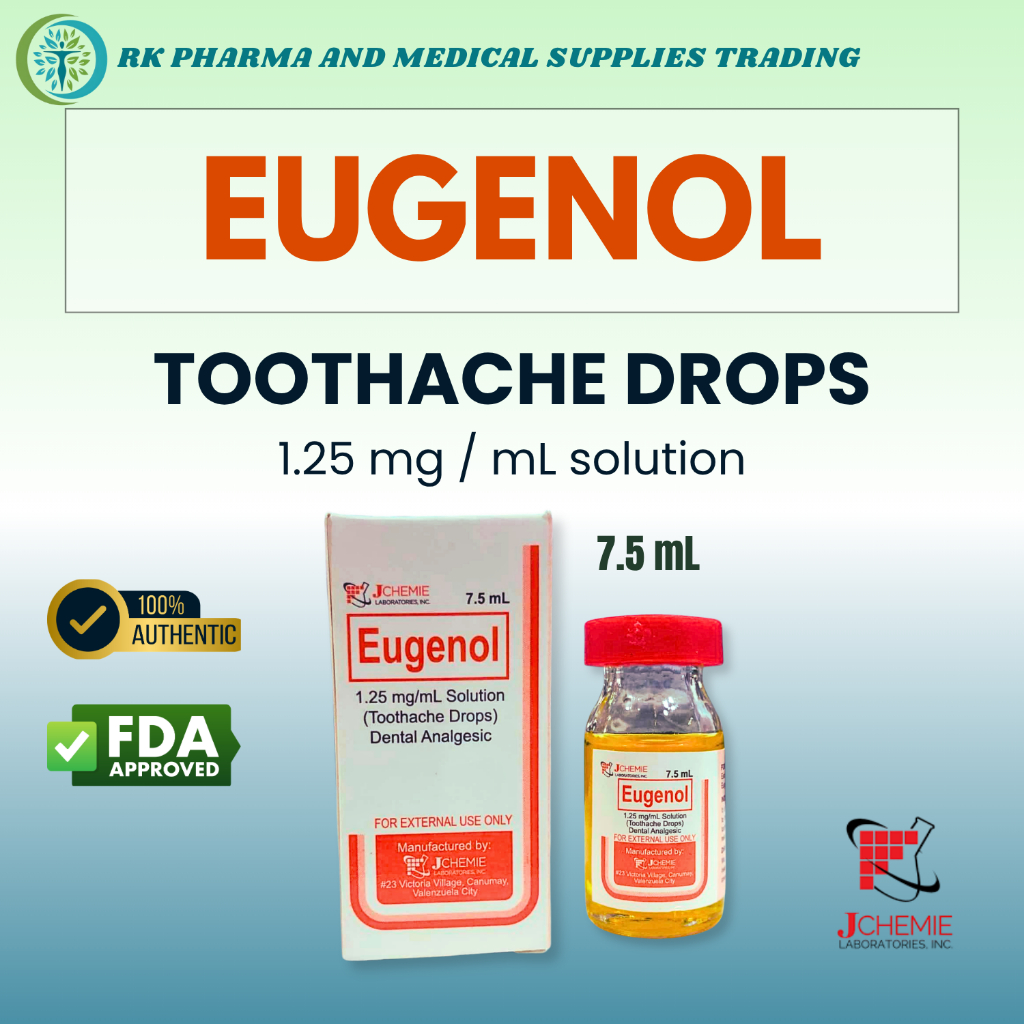 TOOTHACHE DROPS 1.25MG / mL Solution 7.5mL | Shopee Philippines