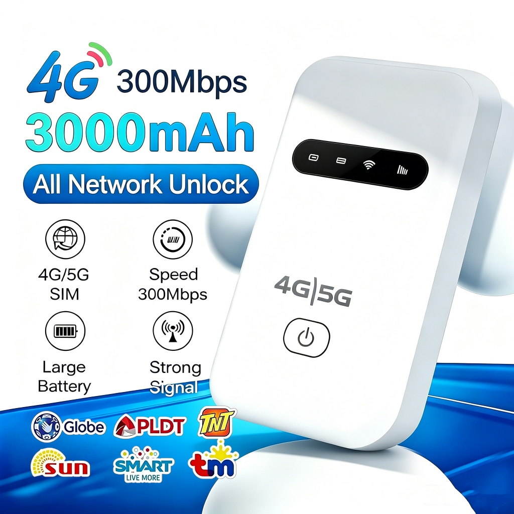 300Mbps Pocket WiFi Openline 4G/5G LTE Hotspot Router Modem all ...