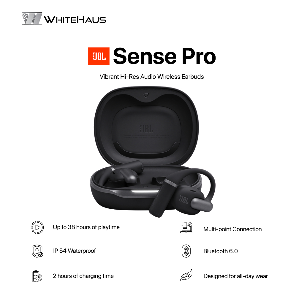 JBL Sense Pro Headphones Vibrant Hi-Res Audio Wireless Earbuds | Shopee ...